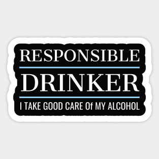 DRINKING TEAM / RESPONSIBLE DRINKER Sticker